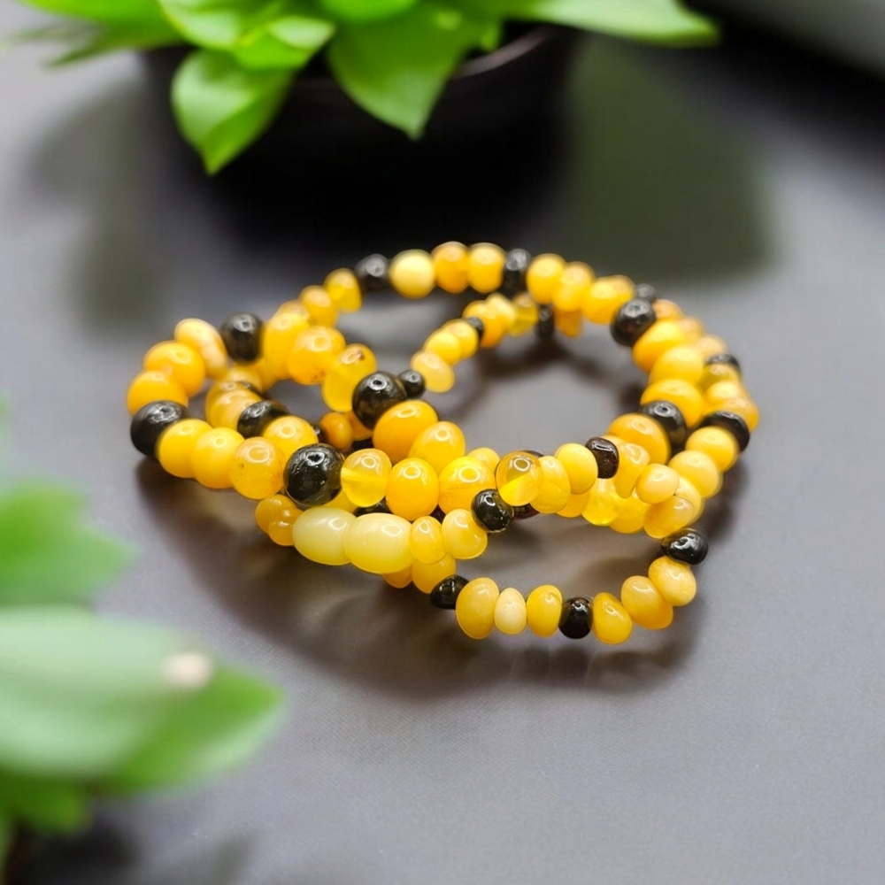 Multi Color Amber Necklace